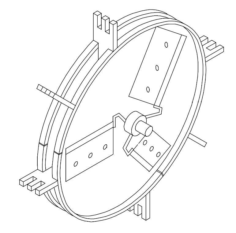 KNIFE DISC, 1 3/8", Assembly, 3-knife