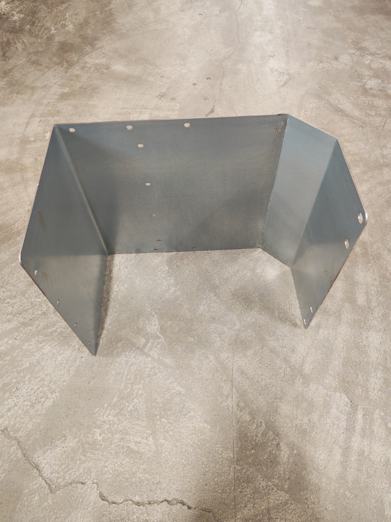TOP PLATE, 317x470x544mm, S=3mm, for control valve, CR