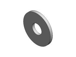 FLAT WASHER, M8, 5.8ZN, DIN 9021
