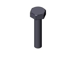 KUUSIORUUVI, M10x40, 8.8ZN, DIN 933