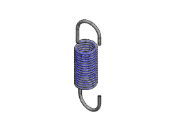 EXTENSION SPRING, VETOJOUSI DU12 DL1,5 L55